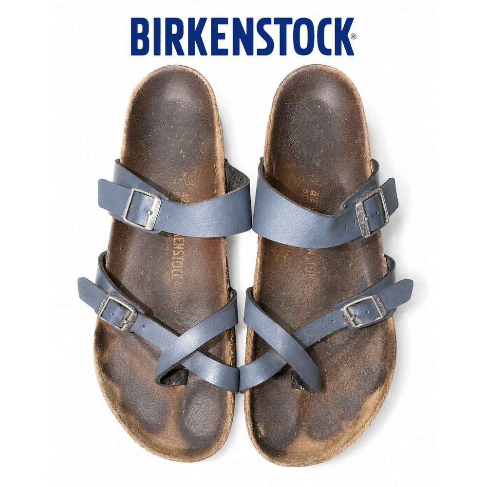 Birkenstock Mayari Sandals Blue Birko-Flor Women's EU 42 US 11-11.5